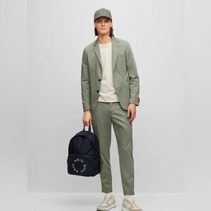 SLIM-FIT JACKET IN A CREASE-RESISTANT COTTON BLEND